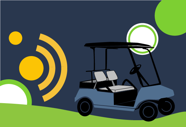Remote Controlled Golf Cart